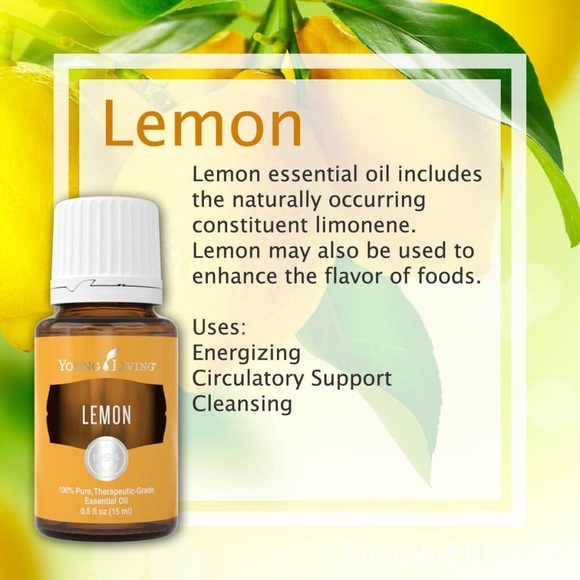 🌱NEW🌱 LEMON ESSENTIAL OIL BY YOUNG LIVING 15 ML SEALED BOTTLE 🍋 FRESH - Picture 3 of 5
